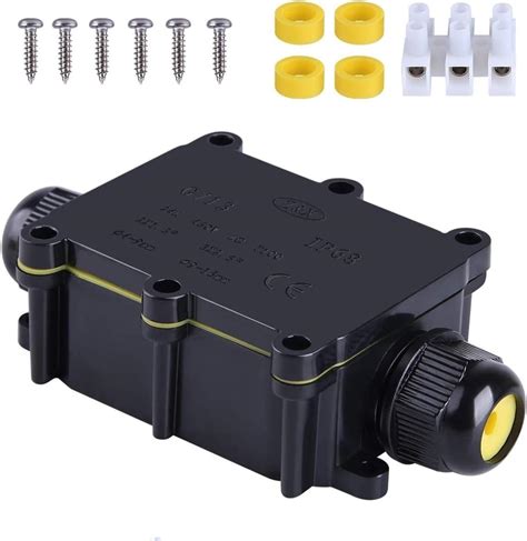 waterproof junction box automotive|exterior coaxial cable junction box.